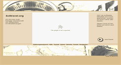 Desktop Screenshot of 4x4travel.org